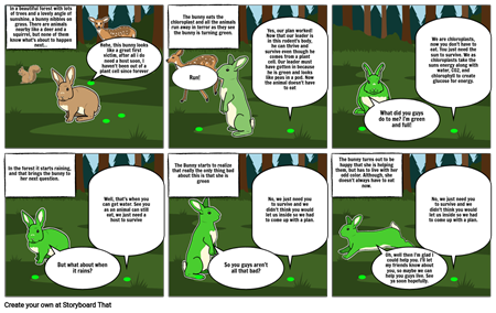 Chloroplast invasion