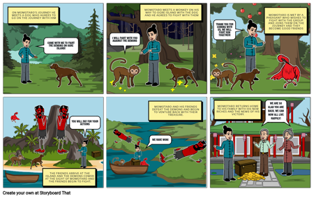 Second part of ELA Graphic Novel