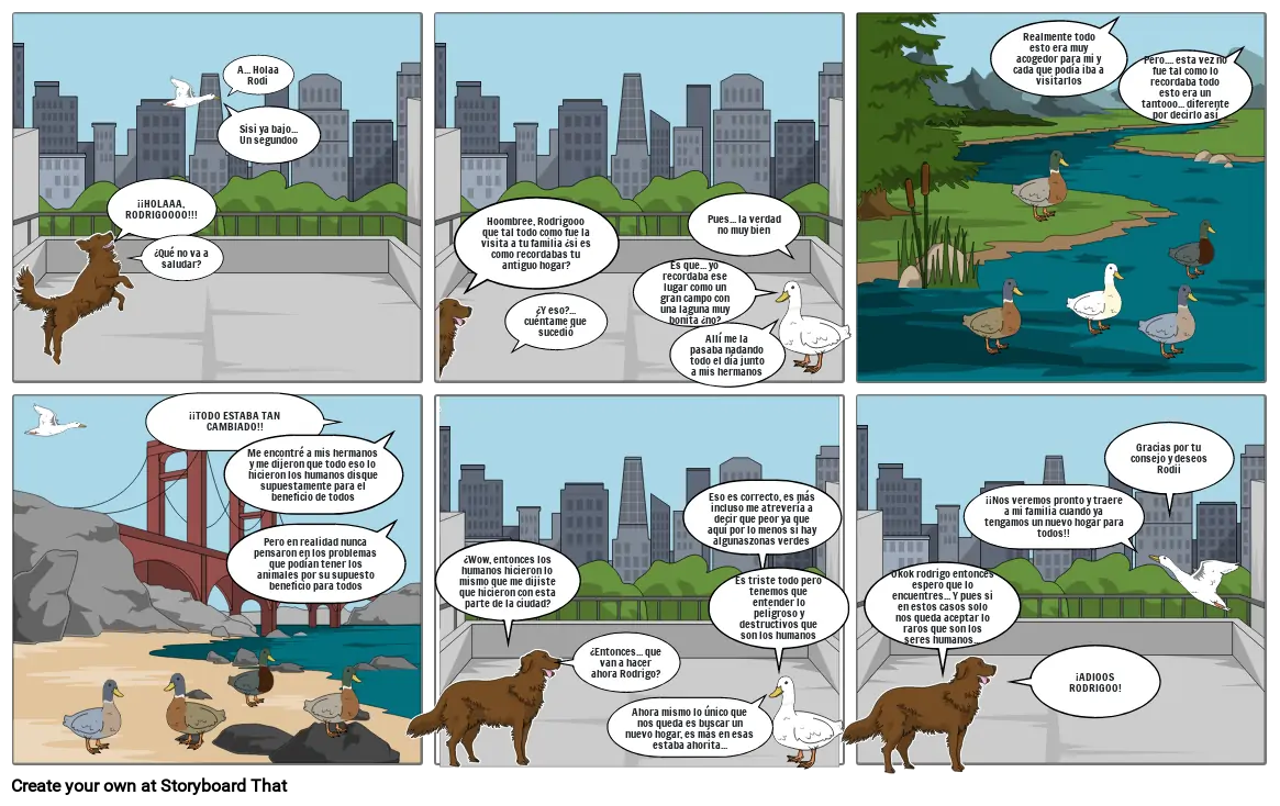 Historieta del impacto ambiental