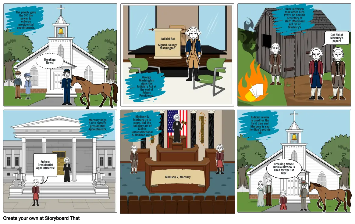 Marbury v. Madison Comic