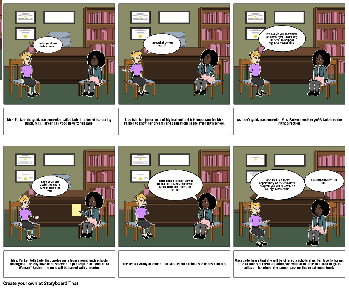 Chapter 4 of piecing me together Storyboard af c6cc6ddf