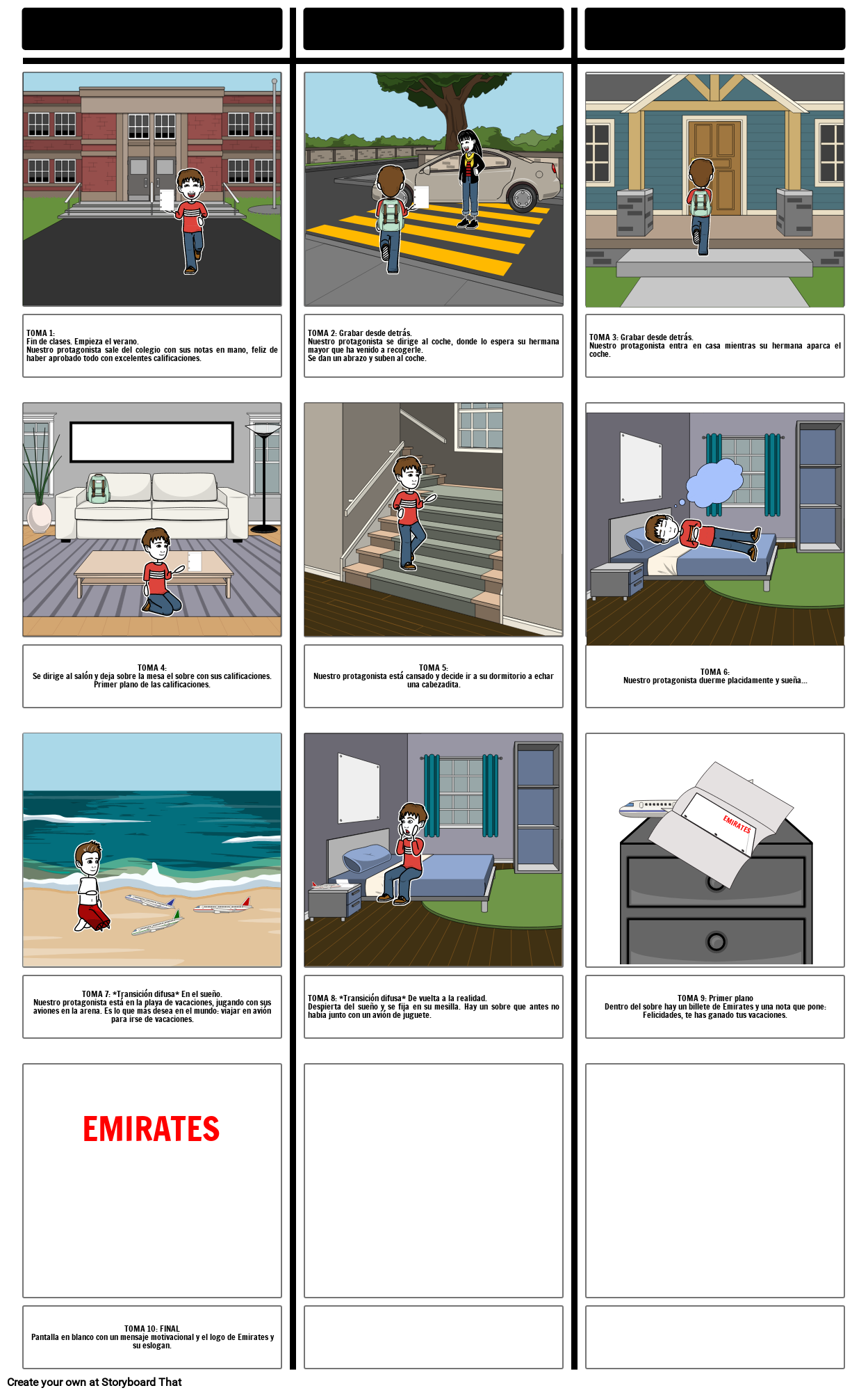 Storyboard Emirates