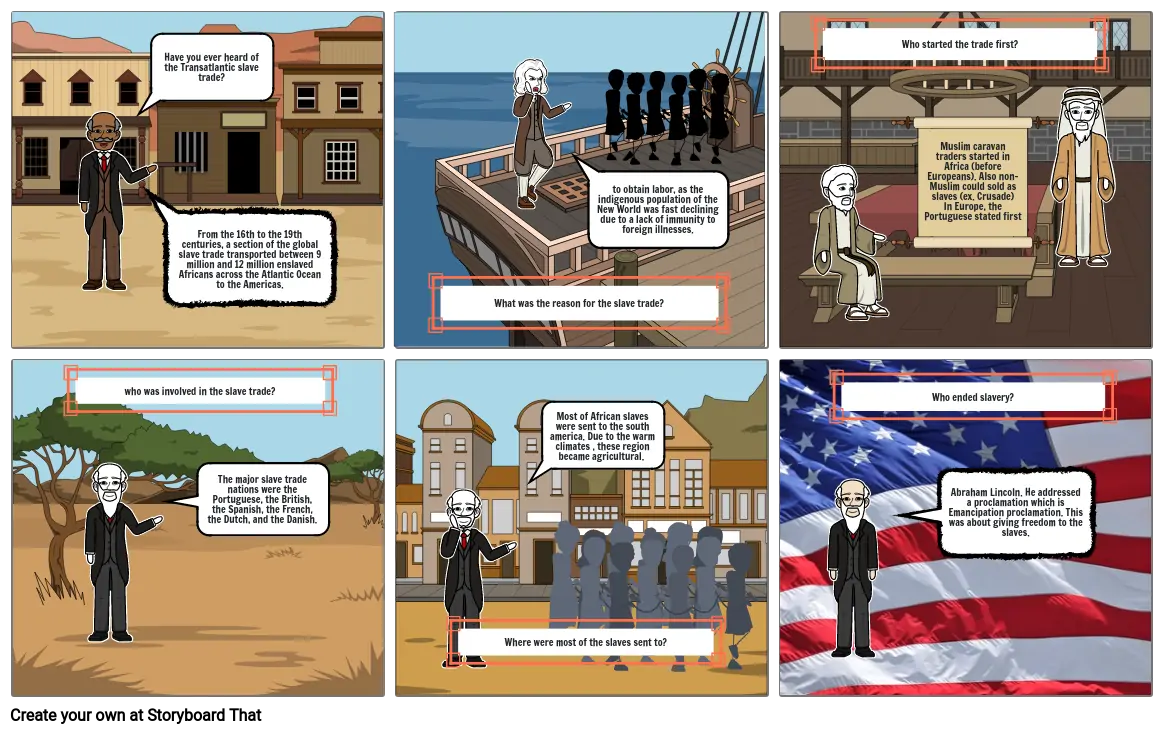 us history storyboard