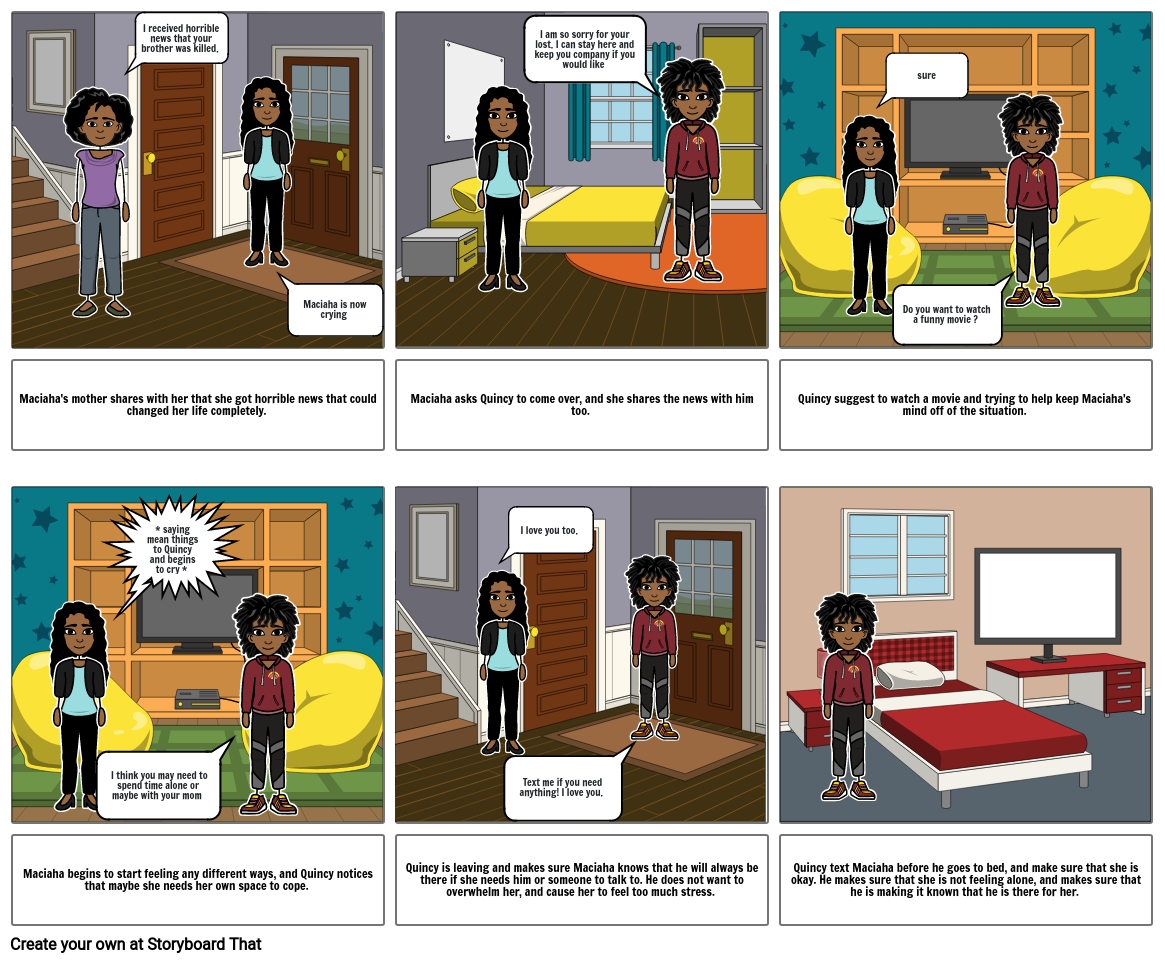 Unhealthy and Healthy Storyboard Storyboard by c70c18d7