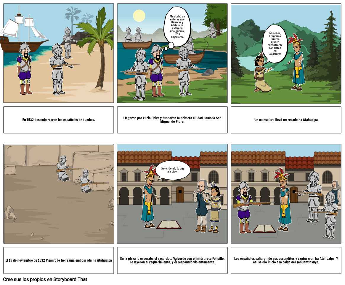 Historieta De La Conquista Storyboard By The Best Porn Website