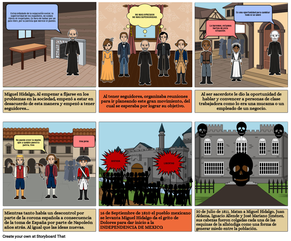 Independencia De Mexico Storyboard By C738e667