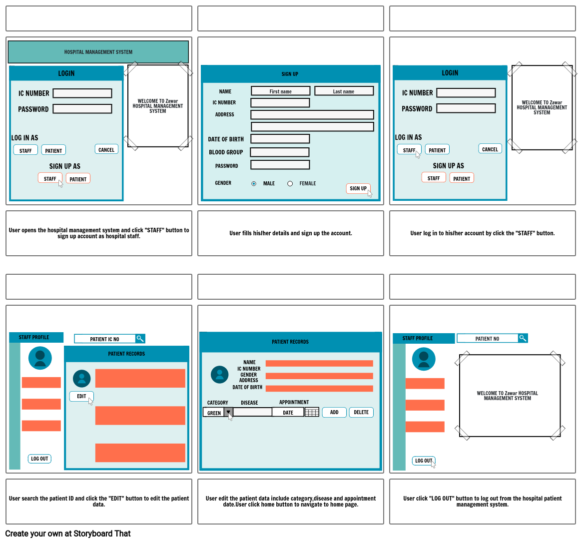 hospital-management-system-storyboard-by-c7487177