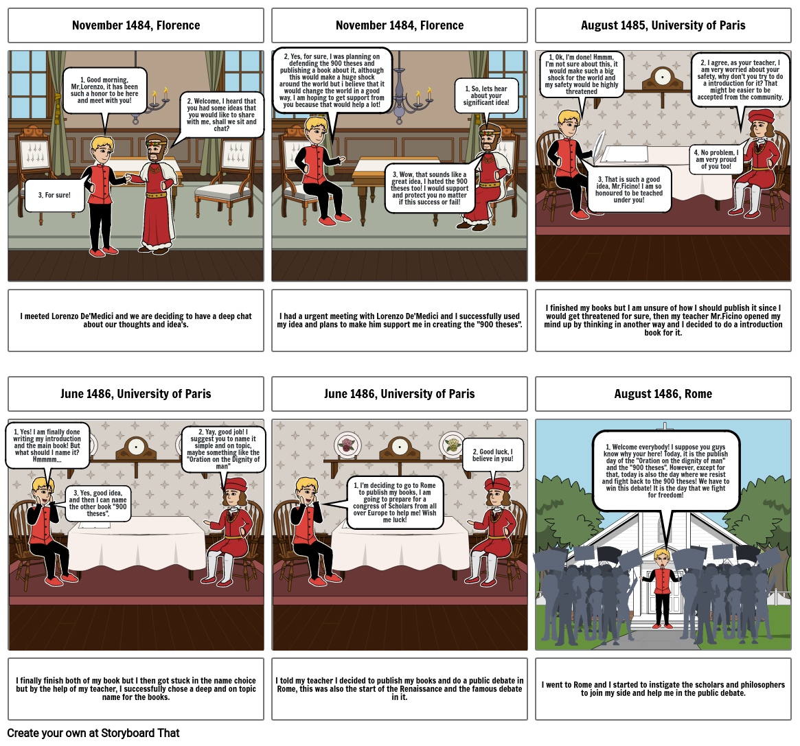 Renaissance Storyboard por c7ac8ec4