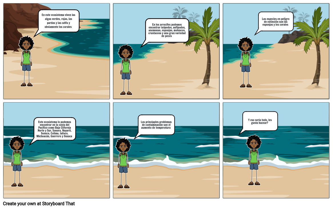 Ecosistemas Storyboard by c7cd6e5d