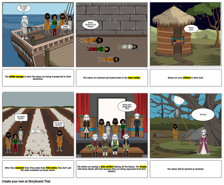 Slave Storyboard