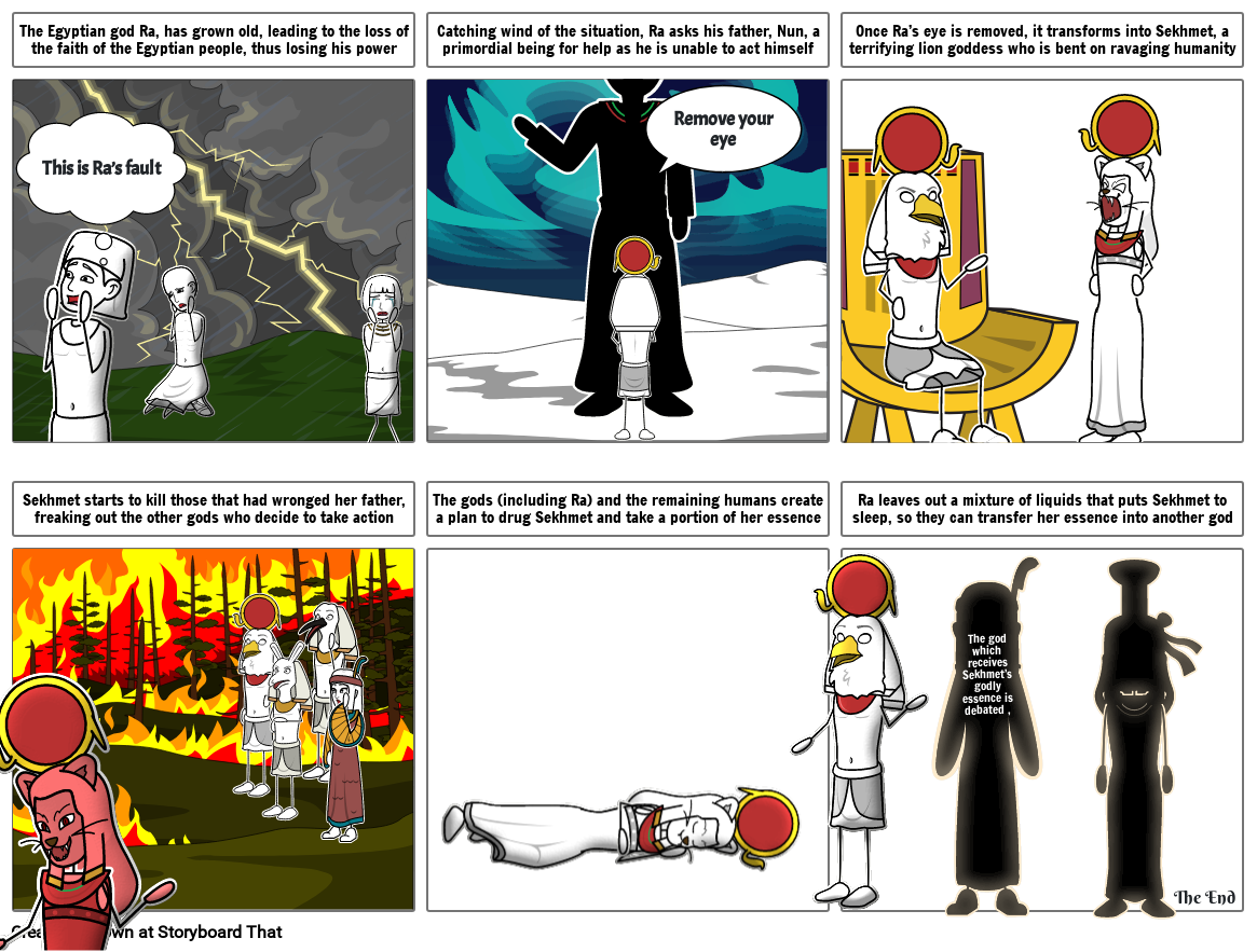 HSIE Comic Strip - Sekhmet