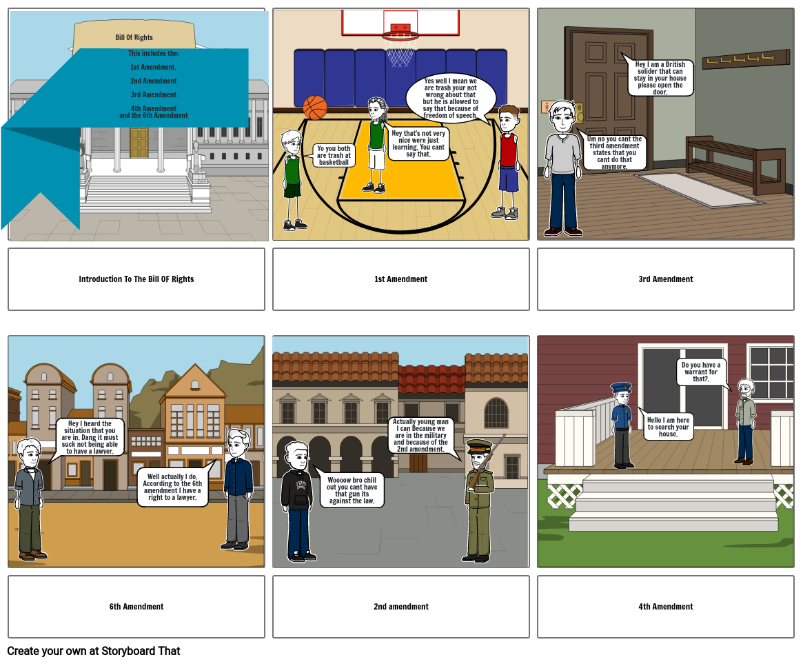Bill Of Rights Storyboard by c844e0d3