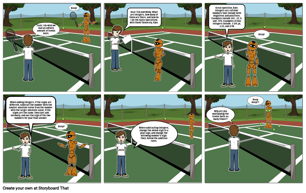 Comic strip Integer