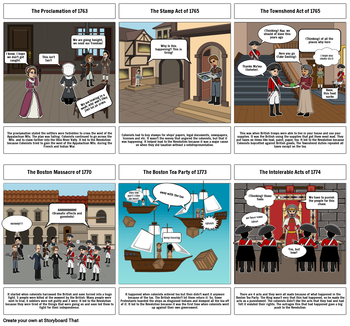 comic strip revolution Storyboard by c8632bec