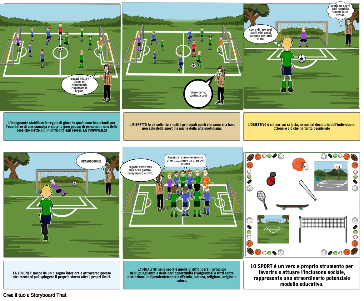 SPORT E INCLUSIONE Storyboard by c87b1287