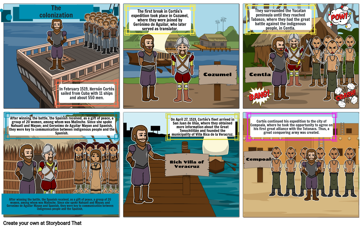 The colonization Storyboard by c89290b6