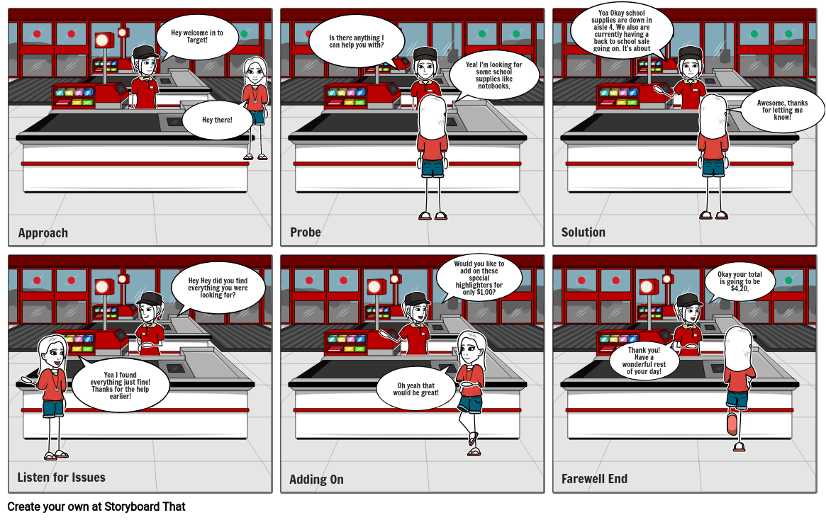 Customer Service cartoon strip