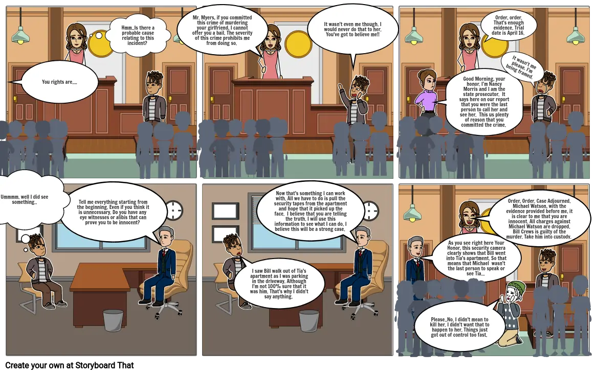 Adult Trial Story Board