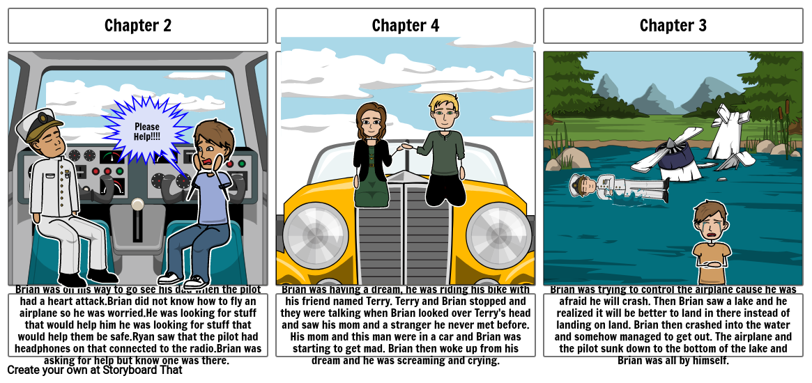 hatchet-chapters-1-4-storyboard-por-c912b95c