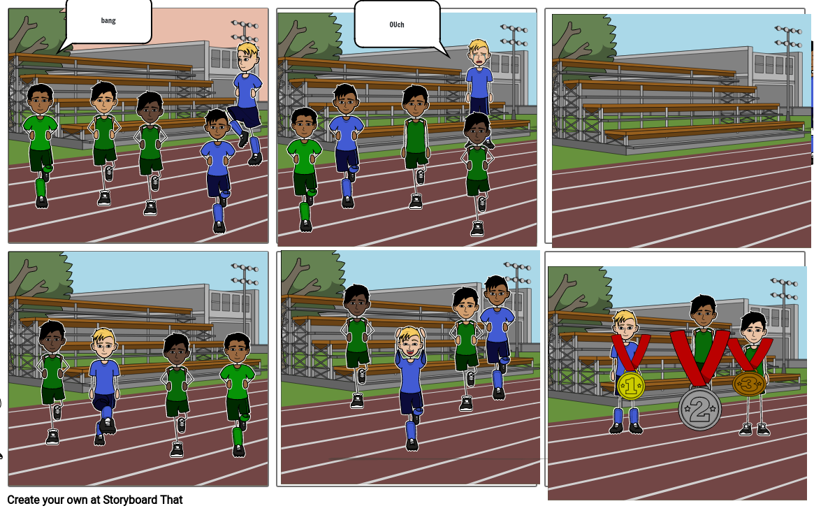 running race Storyboard by c91c85bc