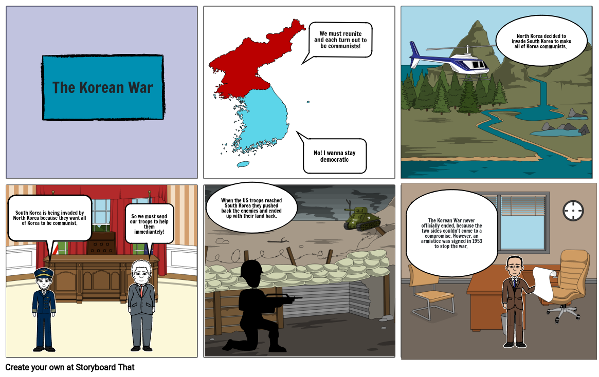 Korean War Storyboard By C9349cd8