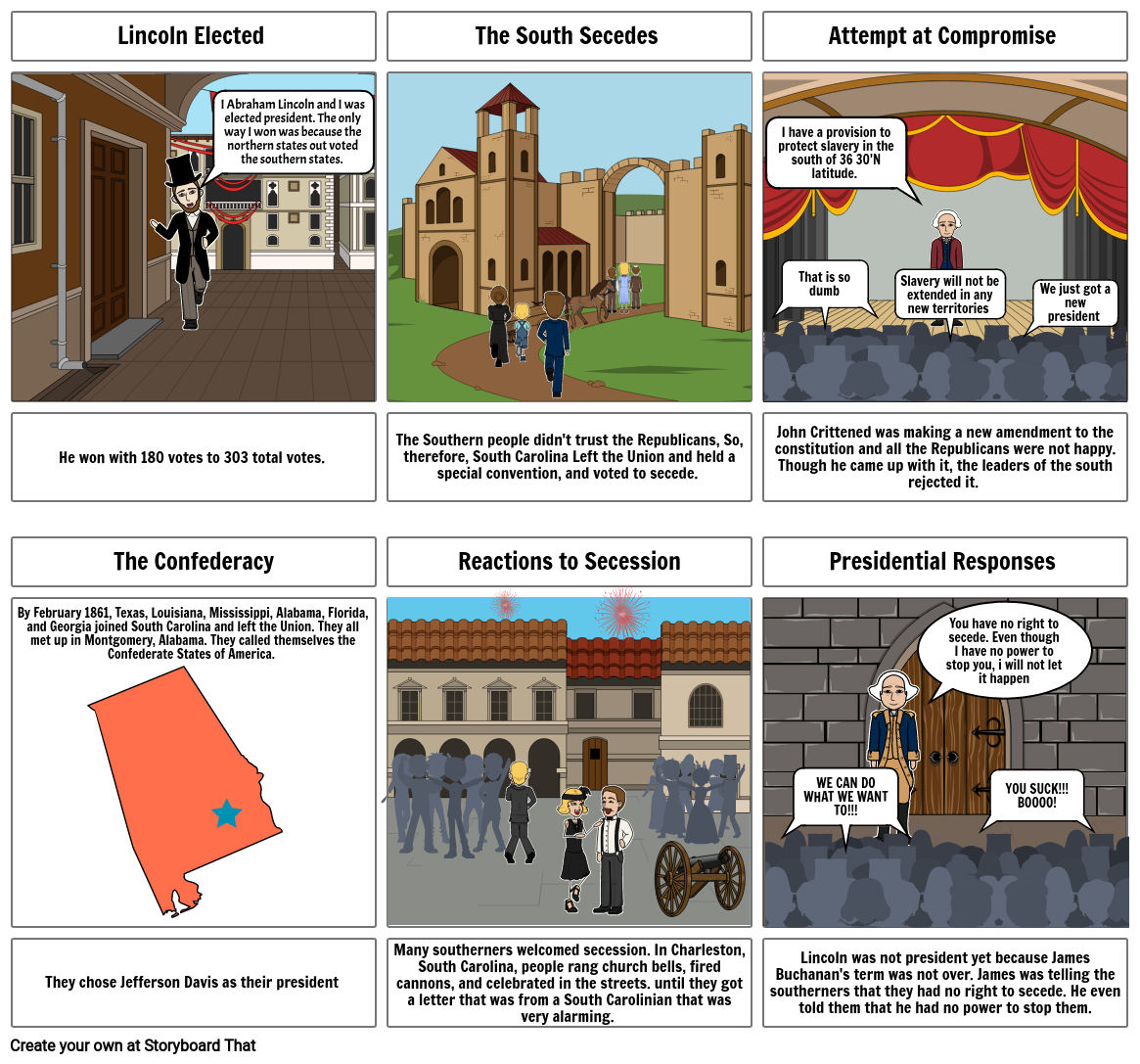 History Comic Storyboard by c95b2152