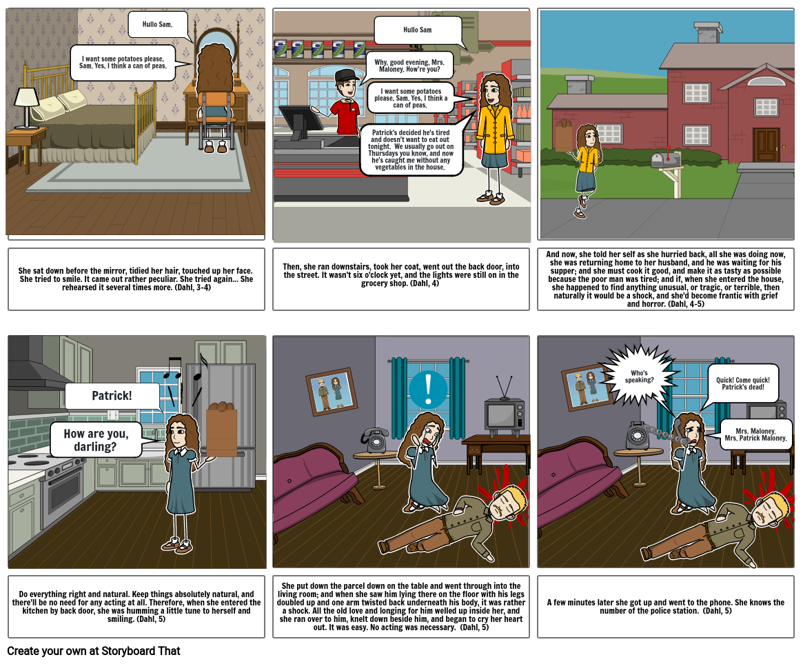 Lamb to the Slaughter Storyboard Scene Storyboard