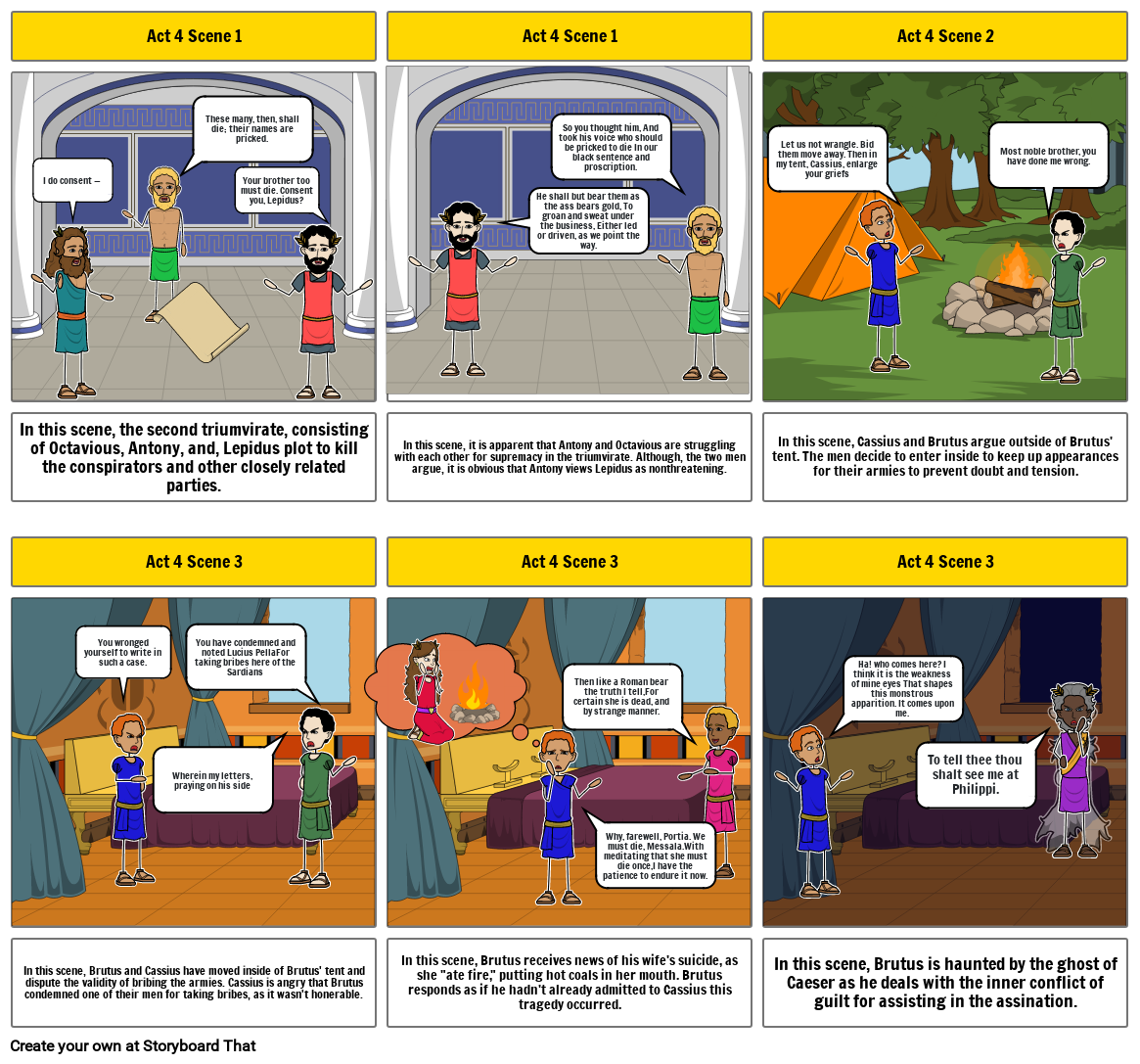 Emma Bunty Act 4 Storyboard