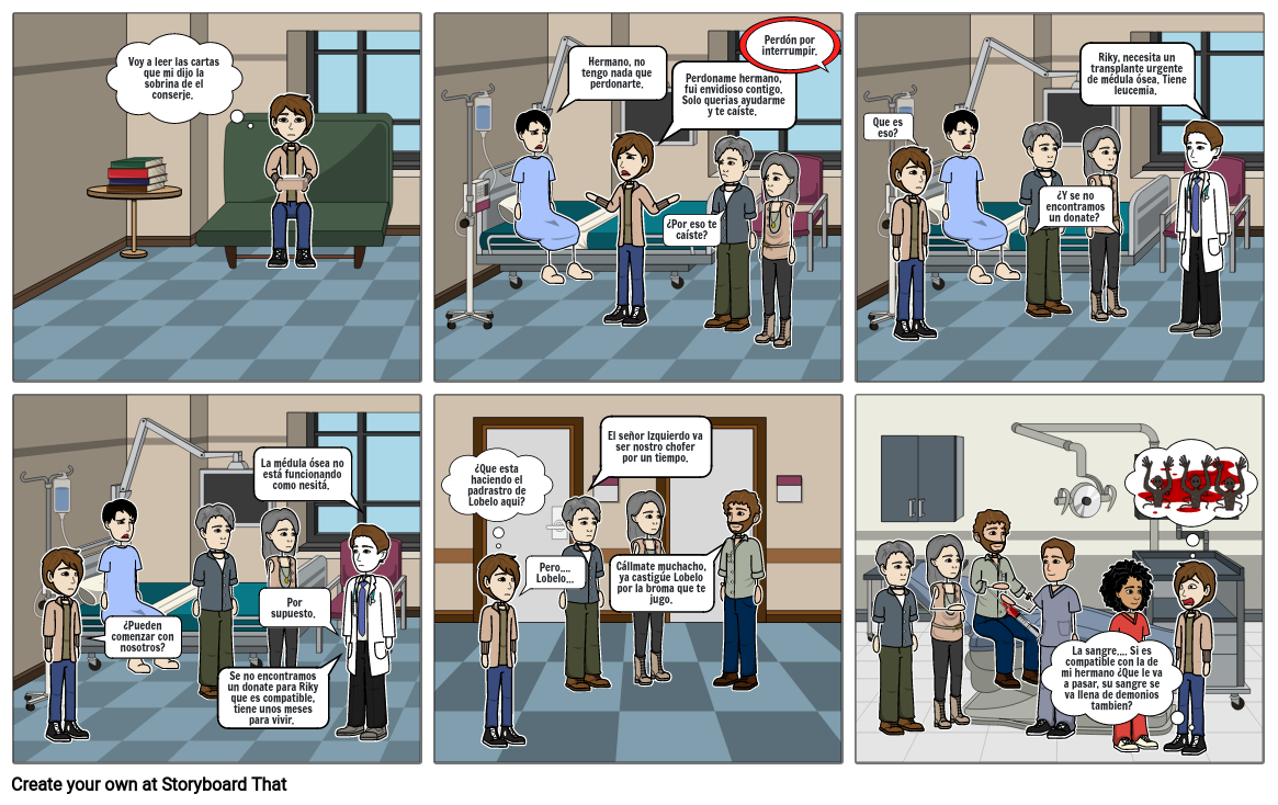 Proyecto: La historieta (comic) Storyboard by c9e7bfa3