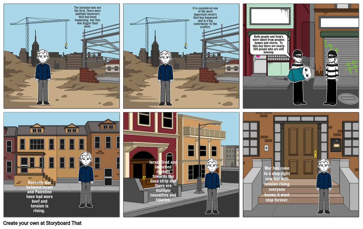 Graphic Novel Israel-Palestine conflict part 2