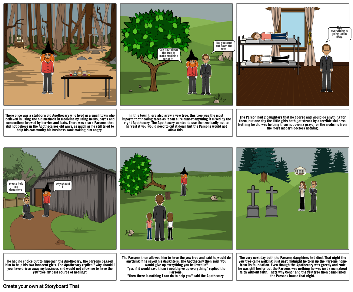 monster calls Storyboard by c_johnsen20