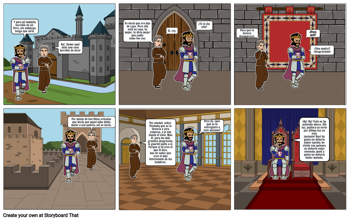 Edipo Rey Storyboard By Ca35ce36 