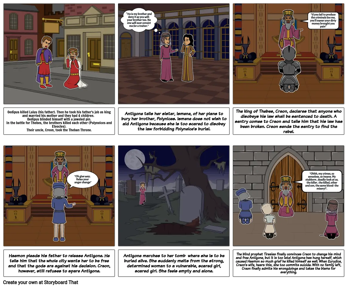 Antigone Digital Storyboard Project