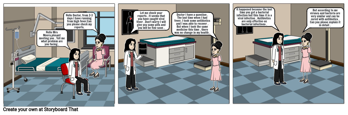 Why do we fall ill ? comic strip
