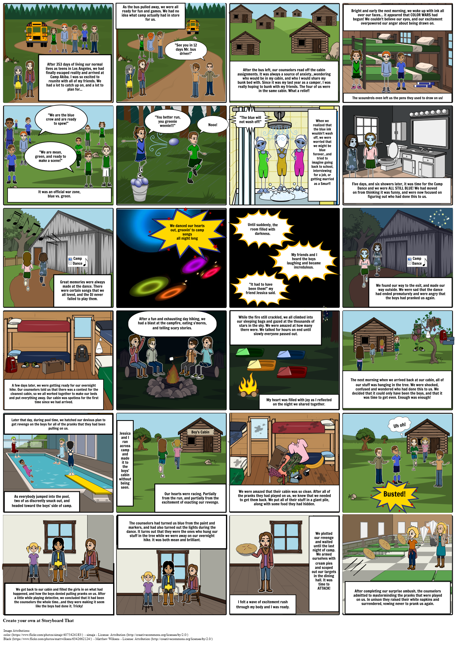English Project Storyboard por caitlinrose