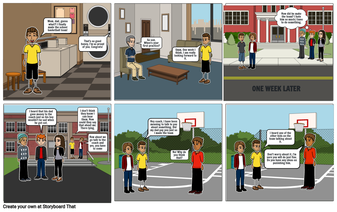 The 8th Commandment Comic Strip Storyboard by camd