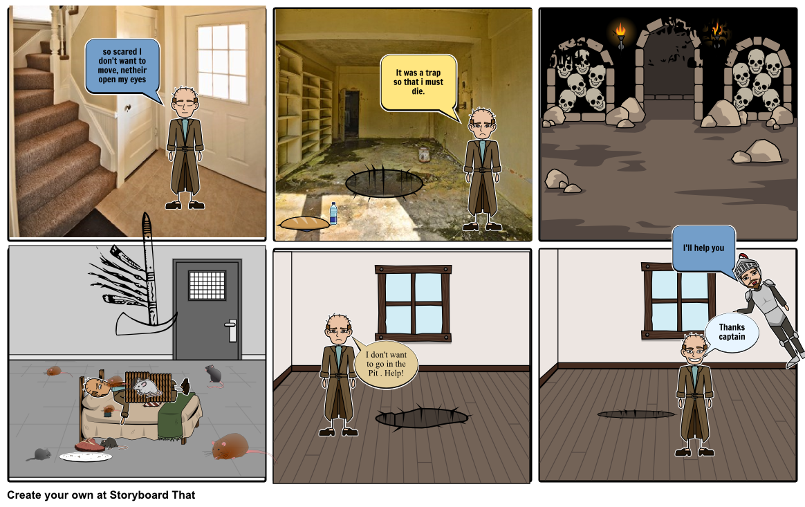 pit and the Pendulum Storyboard by castuloalondra