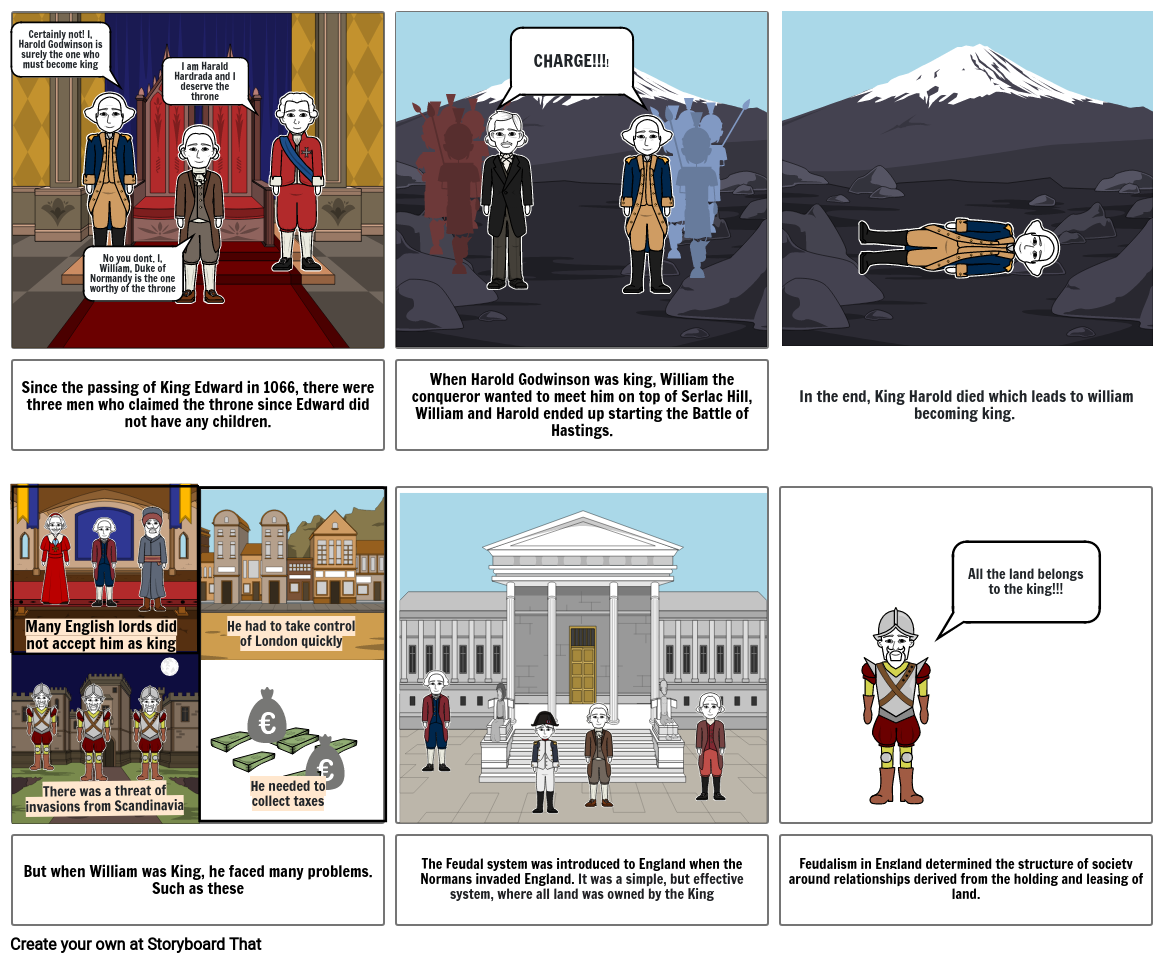 The Norman Conquest Storyboard por cb354041