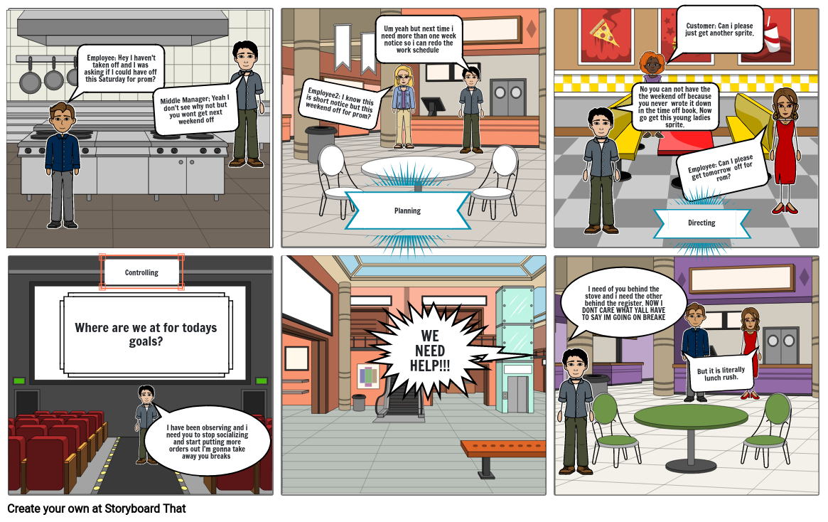 Bad Management Storyboard by cb40579