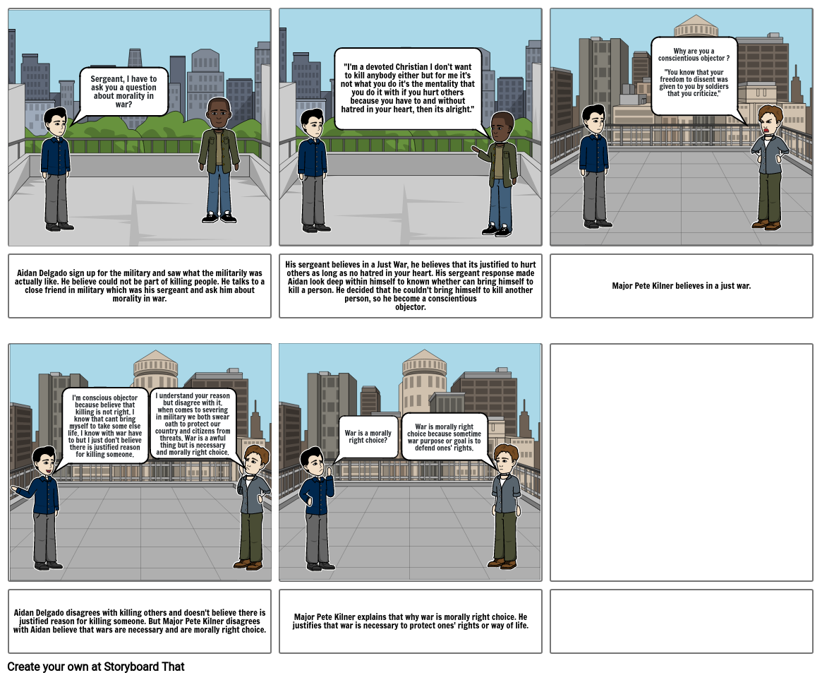 Taking a Stand on Violence Storyboard by cb4fe4ff