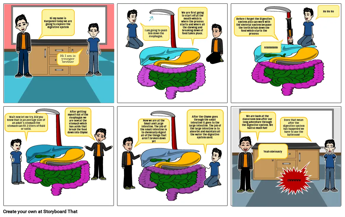 Digestion Science Holiday Homework