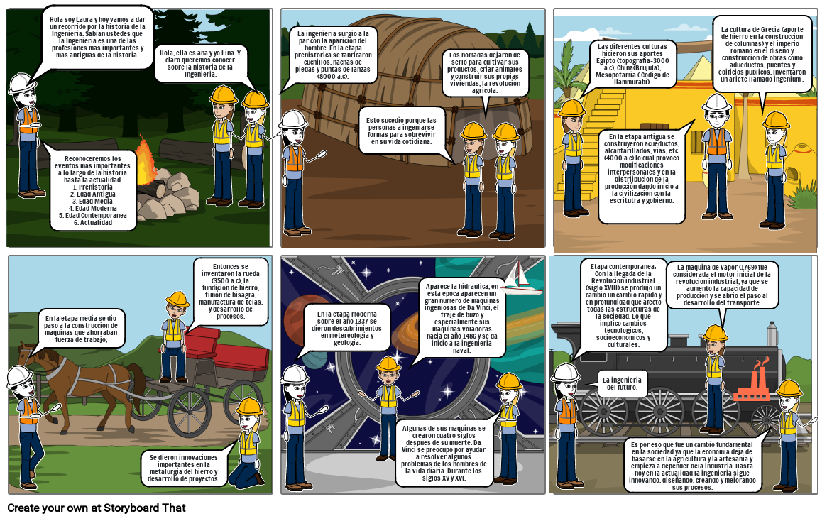 Historia De La Ingeniería Storyboard By Cbc3b9e0