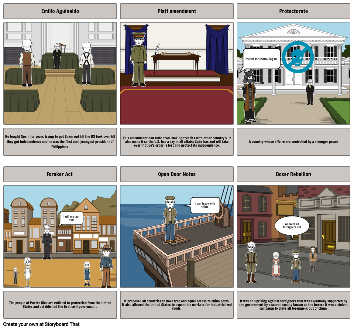 American Imperialism Storyboard by cc26667