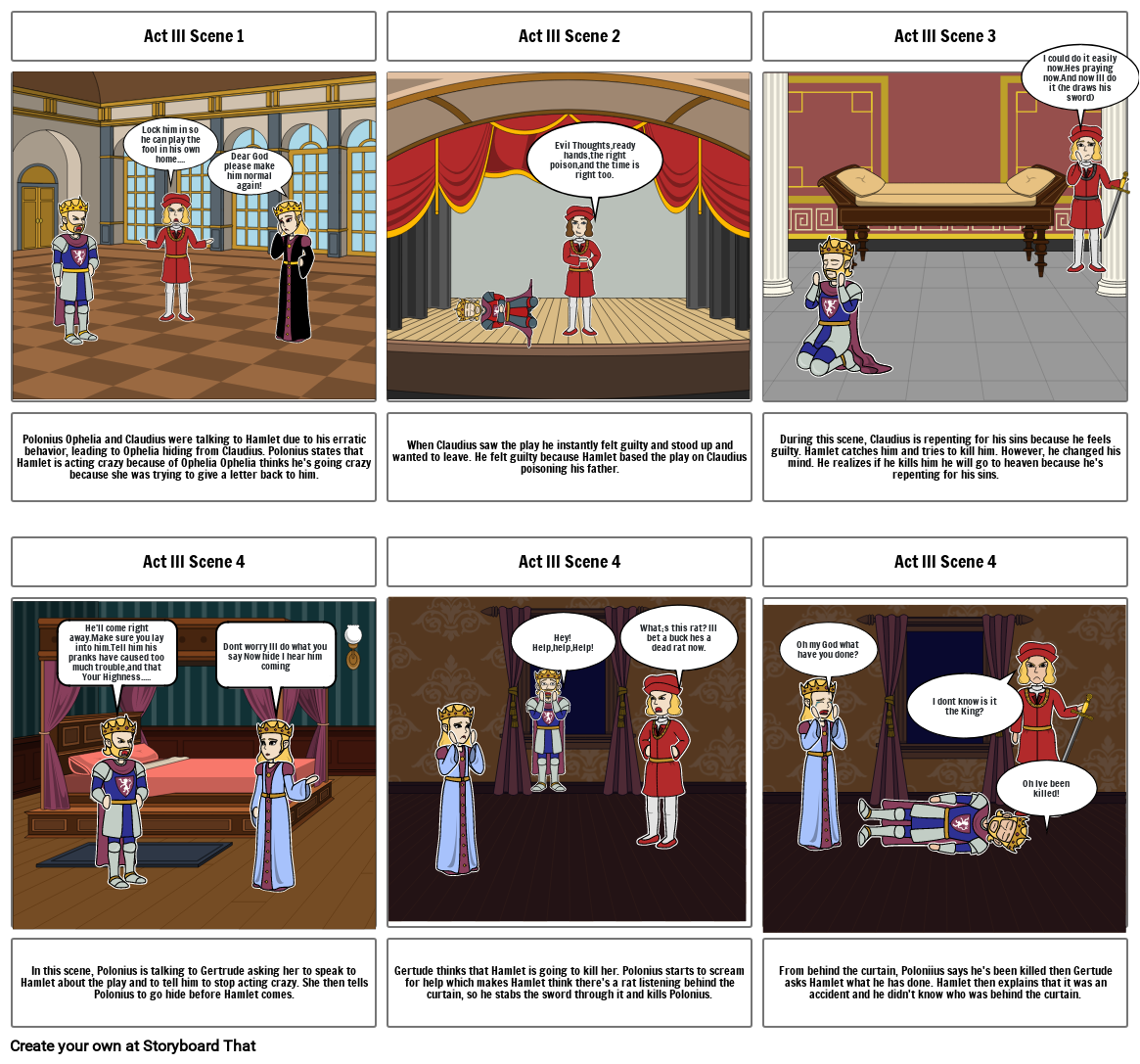 Hamlet Storyboard por cc2bc80f