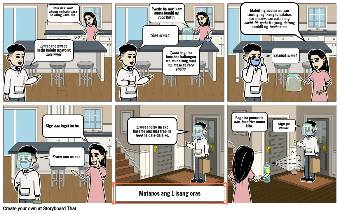 KOMIKSTRIP wastong pag iwas sa Covid-19