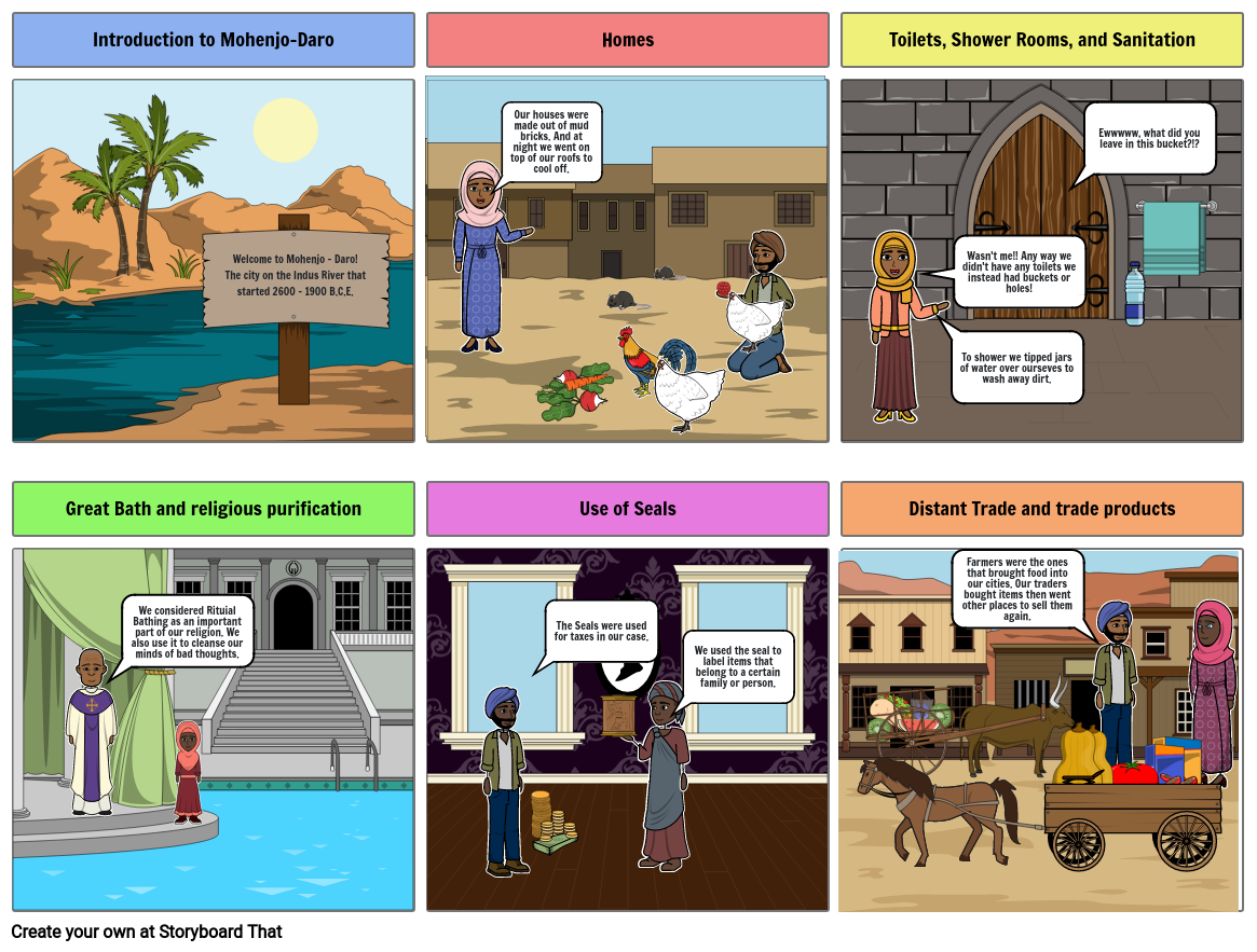 Indus Valley Civilization Storyboard by cc5f0b44