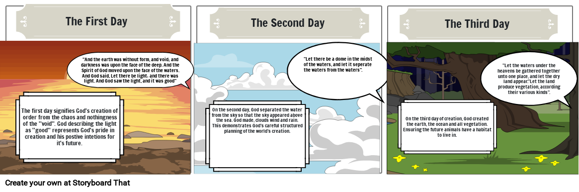 Genesis creation part 1