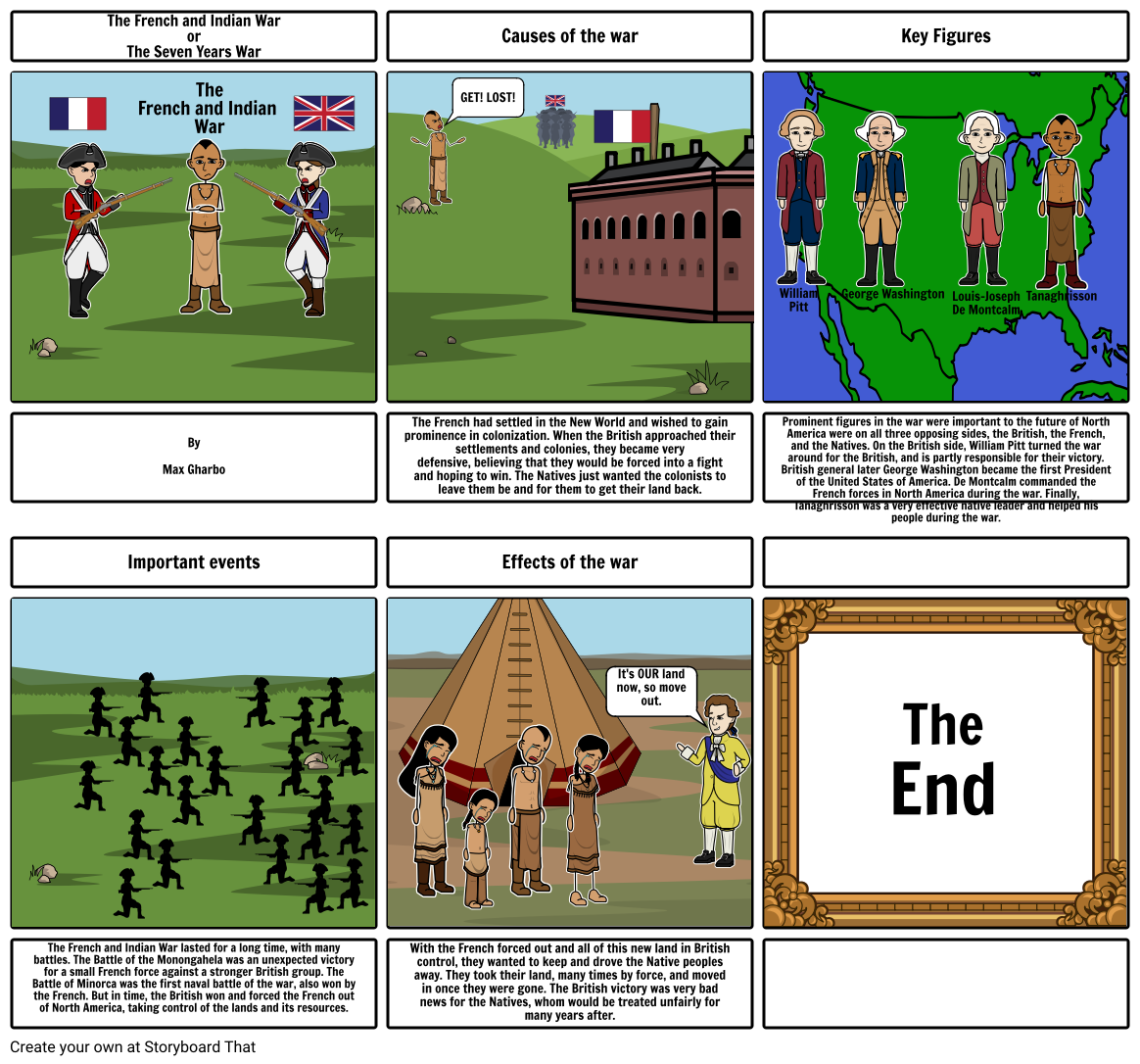 The French and Indian War Storyboard por cca2f119