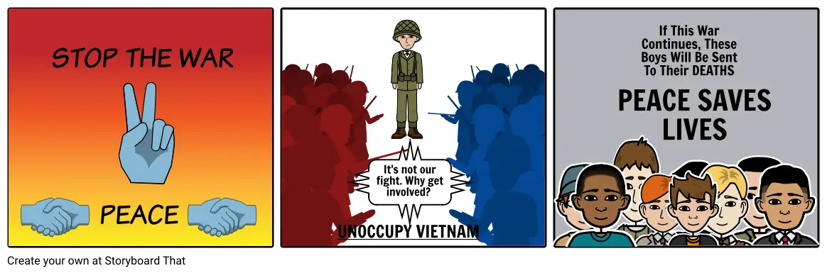 Vietnam War propaganda peace posters part 1