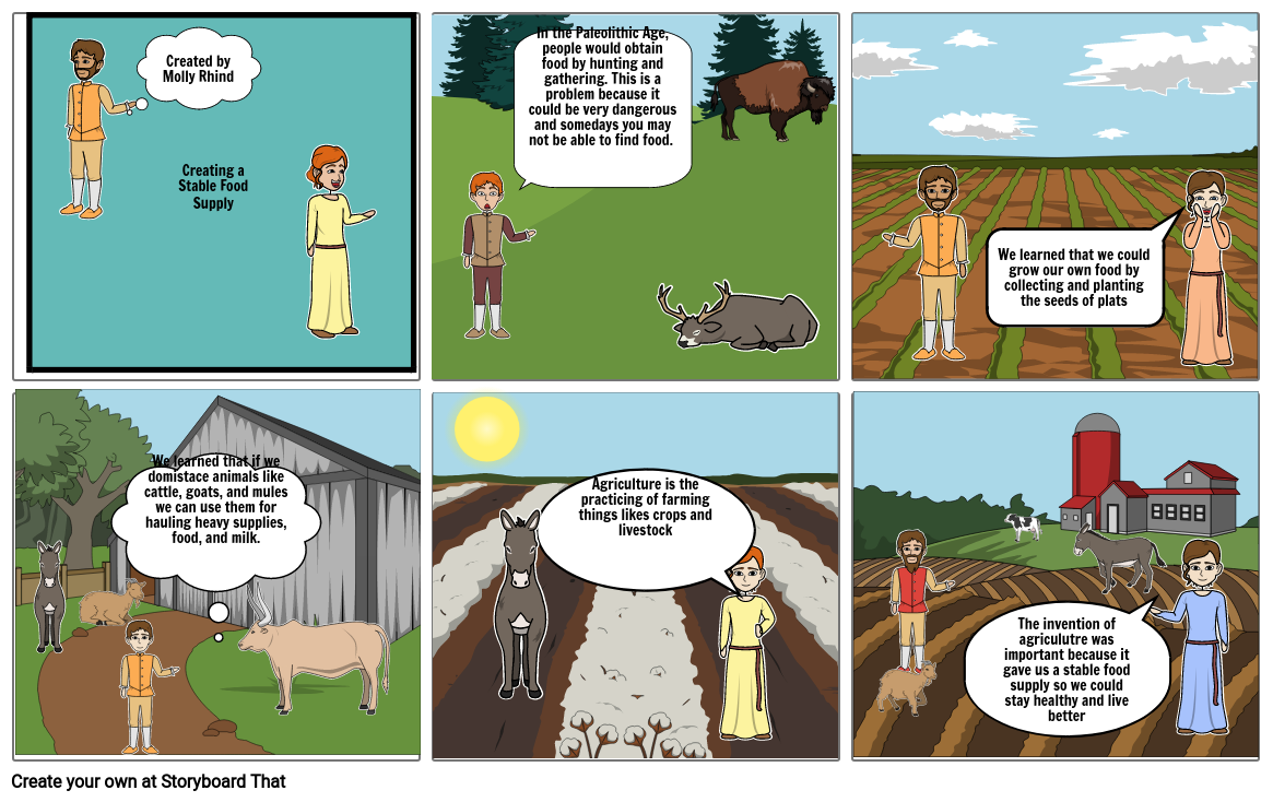 Creating a Stable food Supply Storyboard by cce6e1d2